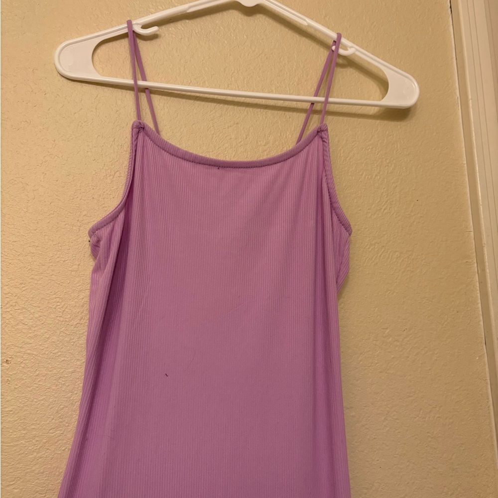 Lavender Spaghetti Strap Dress